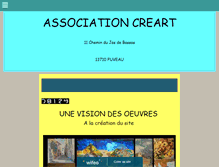 Tablet Screenshot of creartfuveau.com